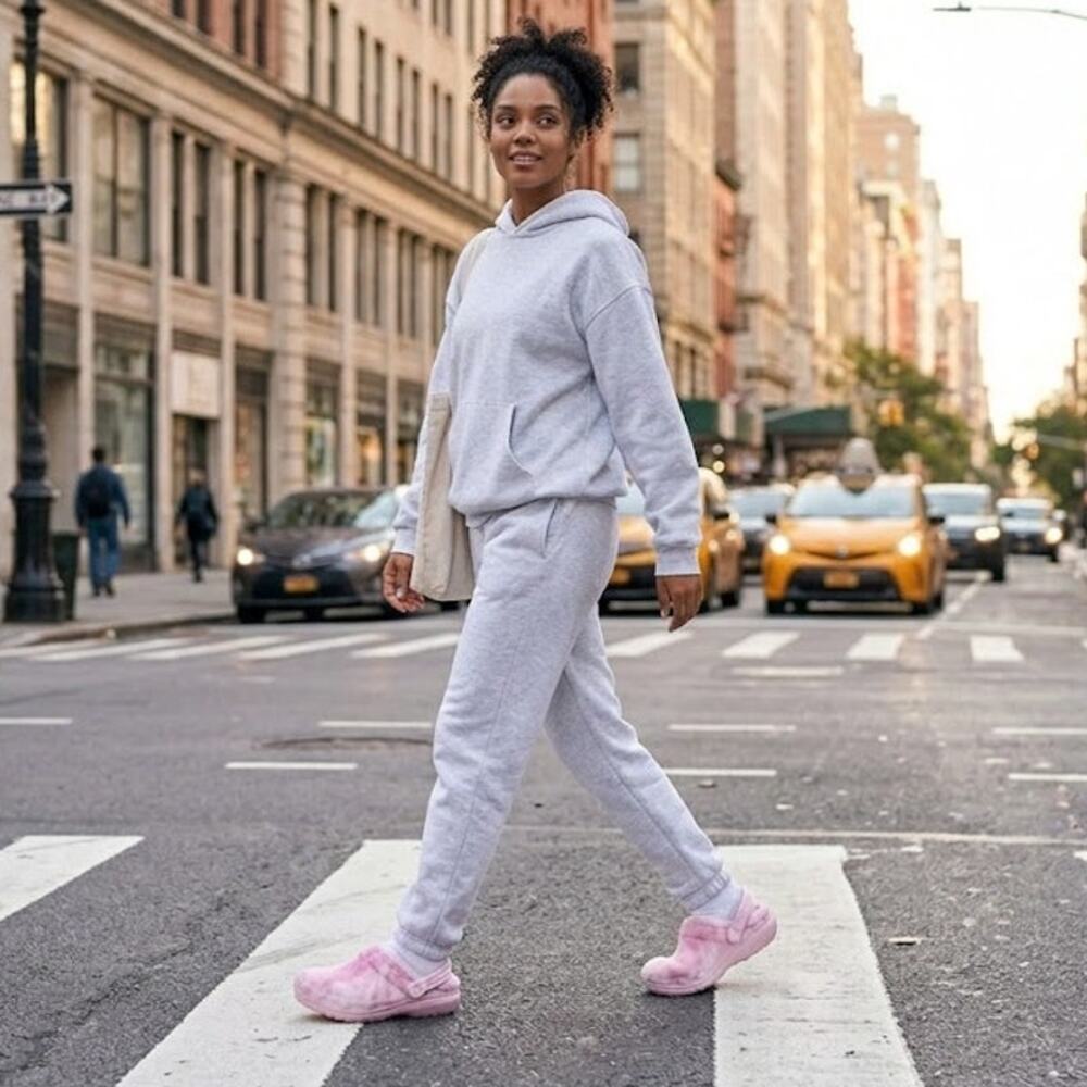 Crocs Classic Fur Sure Clogs faux-fur tie dye color: Ballerina Pink sold out!